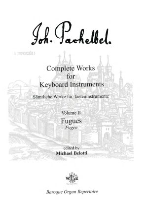 Complete Works for Keyboard Instruments Vol. II - Johann Pachelbel