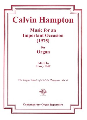 Music for an Important Occasion - Calvin Hampton