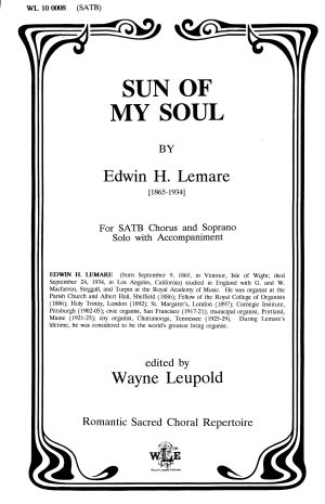 Sun of My Soul (SATB) – Edwin H. Lemare-5401