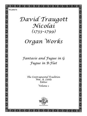 Organ Works - David Traugott Nicolai